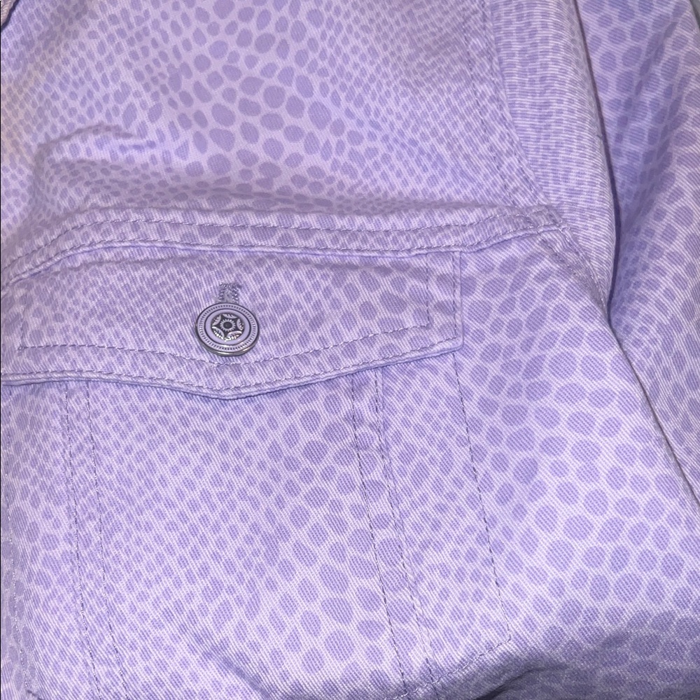 Denim&Co Purple Jean Jacket